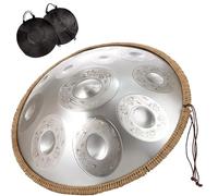 Strumento A Tamburo Handpan Per Adulti Con Borsa Morbida/mazze Per Handpan/supporto Per Handpan/adesivi Per Note/panno Per La Pulizia, Handpan 432 Hz/440 Hz In Re Minore, Handpan Handpan Drum(Sun,12 N