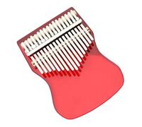 Strumento A Tastiera Per Pianoforte A Pollice Acrilico Kalimba Rosso Trasparente A 17 Tasti Con Accessori Kalimba Strumento Musicale (Color : 02)