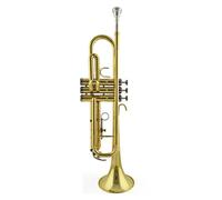 Strumento A Tromba Studente Principiante Livello Di Prestazione Professionale Adulto Si Bemolle (Color : Gold)