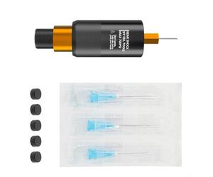 Strumento ad ago ad aria per ammortizzatori FOX RP2, adattatore per pompa ad alta pressione con tubo, per FLOAT-X CTD DPS, lega robusta e gomma, giallo nero, 10 x 5 x 5 cm, 9 pezzi