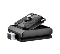 Strumento adattatore a sgancio rapido Posizionamento della fotocamera senza sforzo tramite scanalature scorrevoli Prevenzione sicura delle cadute Misura per fotografia Piastra a sgancio rapido in