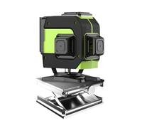 Strumento adesivo da parete Proiettore di linea 12/16 Livella laser a luce verde ad alta precisione for esterni