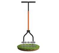 Strumento Aeratore Per Prato - Autopulente Preassemblato Rinforzato | Aeratore Per Prato | Strumento Di Aerazione Del Cantiere Per Impieghi Gravosi | Per Rimuovere Il Terreno E Le Foglie Cadute Nel Co