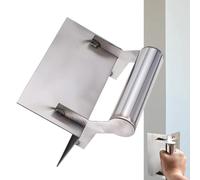 Strumento Angolare per Cartongesso | Utensile in Acciaio Inossidabile per Calcestruzzo | Cazzuola Angolare Multifunzionale ed Ergonomica per Ristrutturazione Domestica e Finiture Murarie