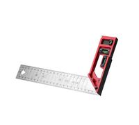 Strumento angolato per falegnameria, include indicatori di livello di marcatura laser precisi e fori multipli preimpostati per una misurazione efficiente e livellamento della scala laser