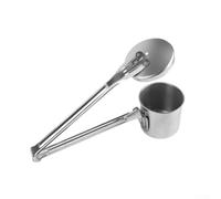 Strumento antiruggine per raccogliere la frutta con altezza regolabile e manico ergonomico per una presa comoda e una raccolta sicura di frutta delicata tra cui datteri e ribes (piccolo)