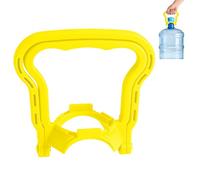 Strumento antiscivolo per sollevare bottiglie d'acqua con manico largo ergonomico, per un facile sollevamento e trasporto di brocche pesanti a casa, ufficio, negozio e magazzino (giallo, 1 pezzo)