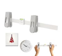 Strumento Appendi - Supporto Magnetico Per Cloü | Righello Livello | Materiale ABS; Righello e livellatore regolabili; Porta Cloü magnetico con 36 chiodi per telai di montaggio