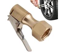 Strumento aria Chuck - regolazione ' della valvola di precisione, calibro digitale compatibile | Costruzione in rame robusta, design dritto Inflatore accessorio camion camion SUV Equipemen