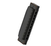 Strumento armonica blues a 10 fori con chiave C con custodia in resina nera Atene Set Di Armonica