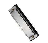 Strumento armonica diatonica blues argento elegante chiave C a 10 fori Design strutturale stabile Armonica Per Principianti