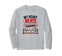 Strumento Armonica Harmonica Music Heartbeat Armonica Maglia a Manica