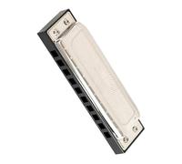 Strumento armonica rock a 10 fori Pettine in plastica per armonica diatonica blues argento Set Di Armonica(Color:G)