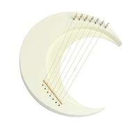Strumento arpe arpa, Lira luna in legno, pianoforte 7 musica portatile, forma per gli amanti e e