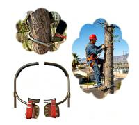 Strumento Arrampicare L'Albero Kit Ramponi Antiscivolo Arrampicata | Kit per la Risalita di Pali Elettrici con Pedane a Cinque Fori, Attrezzatura per Arrampicata su Alberi per Giardinieri