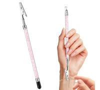 Strumento ARWIG per Braccialetti a Doppia Testa - Aiuto in Acciaio Inossidabile per Aggancio e Rimozione Facile di Chiusure e Ganci (Rosa)