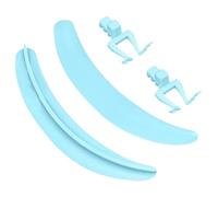 Strumento ausiliario per il sollevamento delle ciglia, per l'isolamento delle ciglia in silicone, per l'estensione delle ciglia, per principianti con silicone riutilizzabile, per