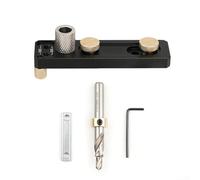 Strumento ausiliario per punzonatura di profili in alluminio con guida e localizzatore di posizione di perforazione progettato per un posizionamento accurato dei fori su profili da 20 mm, 30 mm, 40 mm