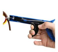 Strumento automatico per fascette fermacavi con tensione regolabile e taglierina integrata per nylon da 2,4-4,8 mm per fascette con zip, 145 mm di plastica tendi-tenuta portatile per Wi elettrico
