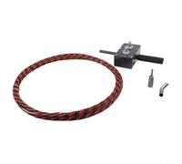 Strumento automatico per infilare cavi - Estrattore di cavi elettrici industriali per elettricisti, appassionati di fai da te e appaltatori; costruzione in lega di alluminio, design compatto 35 x 24 x