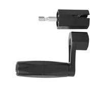 Strumento Avvolgitore per Corde per Chitarra 2 in 1, Punta da Trapano per Cacciavite Estrattore per Picchetti in ABS Nero Ad Alta Resistenza per Attrezzatura per Chitarra