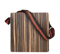 Strumento Cajon Cajon Drums Travel Box Tamburello portatile con piano in ebano e tracolla Strumenti a percussione Tamburi