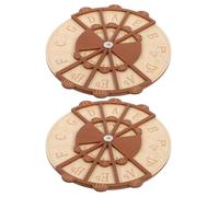 Strumento Circolare delle Quinte in Legno 2 Pezzi per Chitarra