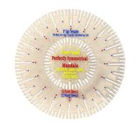 Strumento circolare per quilting strumento acrilico trasparente per maglieria stencil righello guida per cucire tessuto taglio abbigliamento fare stencil circolare quilting strumento acrilico