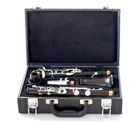 Strumento Clarinetto Clarinetto In Ebano Placcato Argento Con Chiave G Clarinetto Da Performance Professionale Strumento A Fiato Nero