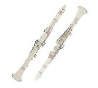 Strumento Clarinetto Per Principianti Clarinetto In Si Bemolle Bianco Clarinetto Per Principianti In Si Bemolle Per Orchestre Per Adulti(White)