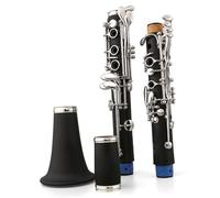 Strumento Clarinetto Professionale Clarinetto B Piatto Nero A Fiato Bachelite Adulto Principiante Entry-level Esame Professionale 17 18 Tasti(S17)
