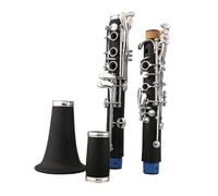 Strumento Clarinetto Professionale Clarinetto B Piatto Nero Tubo Bachelite Esame Di Ammissione Per Principianti Adulti Professionale 17 18 Tasti(18 keys)