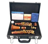 Strumento Clarinetto Professionale Clarinetto Chiavi C Clarinetto In Legno Di Sequoia Placcato Oro MC681