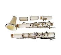 Strumento Clarinetto Professionale Clarinetto In Chiave Sol Bianco A 18 Tasti Clarinetto In Chiave Sol Color Crema Chiave Sol Bianca A 4 Anelli