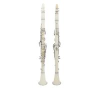 Strumento Clarinetto Professionale Clarinetto in SIB 17 Tasti 6 Anelli Clarinetto Clarinetto Bianco Clarinetto Portatile Strumenti A Fiato Professionali(A)
