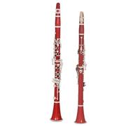 Strumento Clarinetto Professionale Clarinetto In Sib A Colori 17 Tasti 6 Anelli Pratica Di Gioco Del Clarinetto Per Amanti Della Musica/principianti(Red)