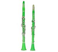 Strumento Clarinetto Professionale Clarinetto In Sib A Colori 17 Tasti 6 Anelli Pratica Di Gioco Del Clarinetto Per Amanti Della Musica/principianti(Green)