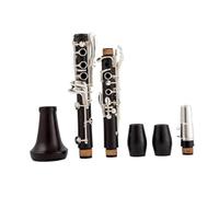 Strumento Clarinetto Professionale Clarinetto Professionale In Ebano Melodia BB 17 Chiavi Clarinetto In Legno Massello Di Rame Placcato Argento