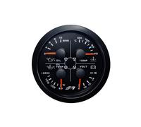 Strumento combinato 4 in 1 3.3'' pressione e temperatura olio-acqua e voltmetro