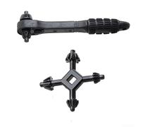 Strumento combinato con chiave e chiave a bussola con mandrino da 3/8 di pollice per unità da 12,5 mm e controllo manuale della direzione a cricchetto (B)