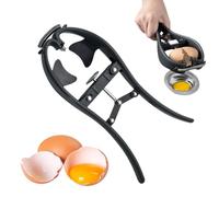 Strumento combinato per schiacciare uova e frusta, apertura rapida e senza disordine, per cuocere e cucinare, gadget da cucina compatto con impugnatura antiscivolo (non include il separatore)