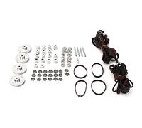 Strumento compatibile con Kit cinghia GT2 Kit cinghia ruota sincrona Kit puleggia cinghia dentata GT2 Accessori per stampante 3D per Voron V2.4 5 metri Pulegge dentate GT2