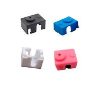 Strumento compatibile con nuova stampante in silicone V6 Stock 3D V6 PT100 originale compatibile con J-head 1,75/3,0 mm riscaldato blocco bowden estrusore diretto compatibile con Prusa i3 MK3 (Black