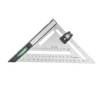 Strumento compatibile con Squadra per travi da carpenteria, base staccabile, righello triangolare da 7 pollici, compatibile con sottolineature e squadrature per falegnameria.