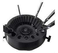 Strumento compatto per affilare punte da trapano per smerigliatrice angolare, supporta misure da 3/32 a 1/2 per mantenere ed estendere la durata della punta del trapano (nero)