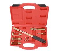 Strumento compressore a molla a valvola xtevu, kit di rimozione a valvola del motore compatibile con Ducato, installatore a molla per valvola 8 pc set 20 mm 26 mm 34 mm