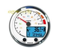 Strumento contachilometri contagiri universale cromato Acewell MA085 12000rpm