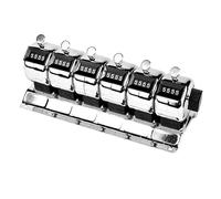 Strumento Contatore Conteggio in Metallo Resistente Con Clicker Meccanico Ergonomico Azzerato Per Progetti Artigianali Punteggio Eventi Contatore Punteggio Manuale