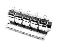 Strumento Contatore Conteggio in Metallo Resistente Con Clicker Meccanico Ergonomico Azzerato Per Progetti Artigianali Punteggio Eventi Contatore Punteggio Manuale