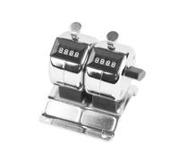 Strumento Contatore Conteggio in Metallo Resistente Con Clicker Meccanico Ergonomico Azzerato Per Progetti Artigianali Punteggio Eventi Contatore Punteggio Manuale